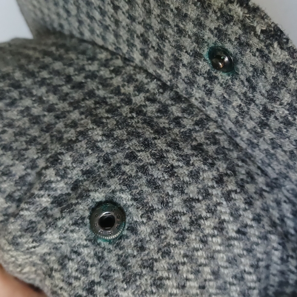 Flat cap wool hat Gray Houndstooth Pattern made by Country Gentleman listing # 1 - Picture 9 of 16